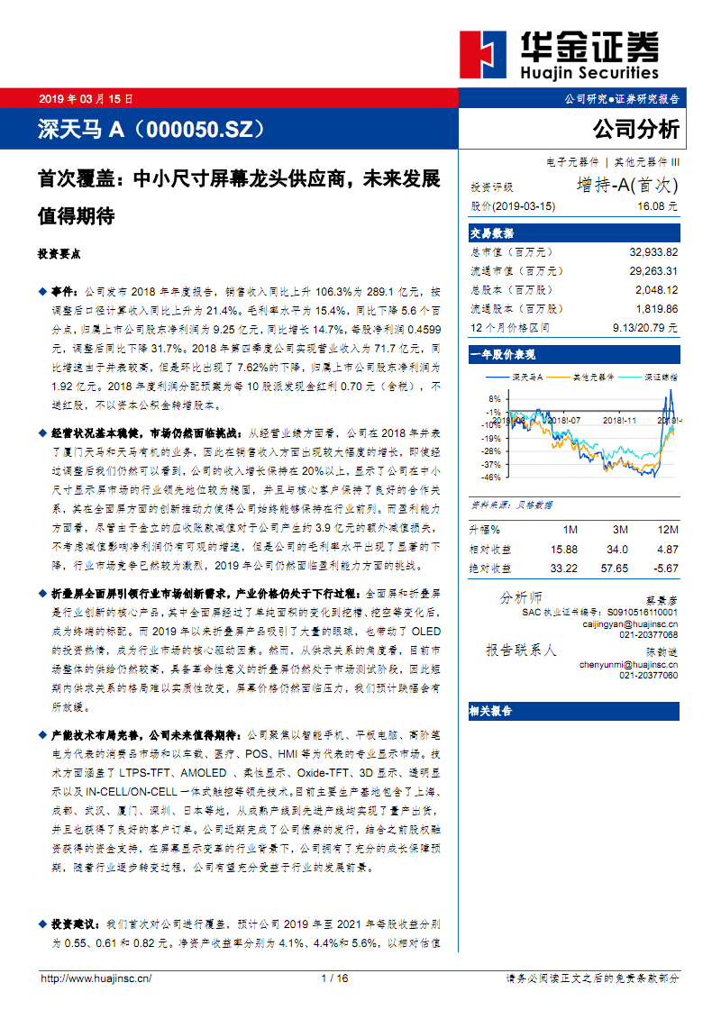 深天马a股吧东方财富(深天马a)  第1张