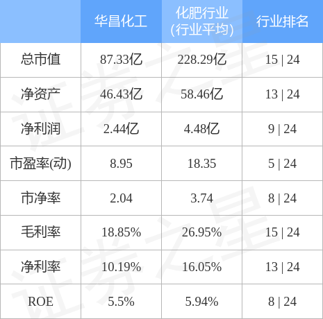 华昌化工股票上半年(华昌化工股票)  第1张