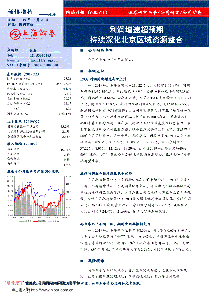 600511股票行情查询(600511股票)  第2张