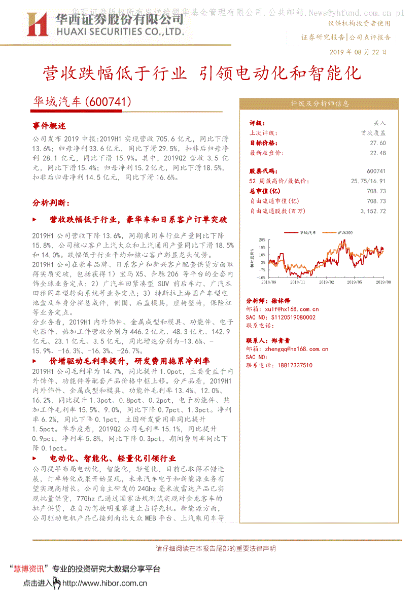 600741股票价格(600741股票)  第1张