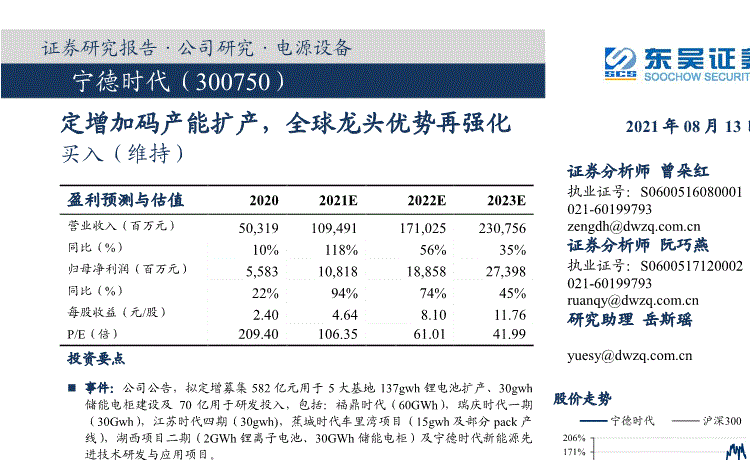 股票 300750(300750股票)  第2张