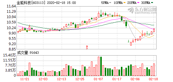 金能科技股票603113(金能科技股票)  第1张