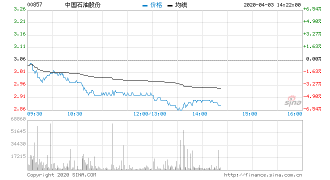 今日中石油股价(石油股价)  第1张