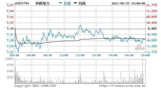 华银电力股票历史行情(华银电力股票)  第1张